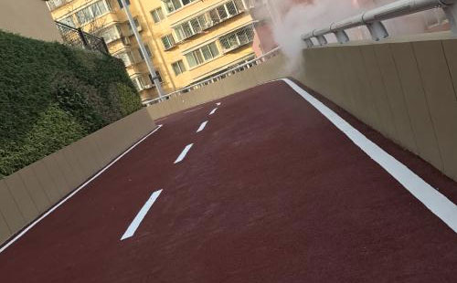 阿拉山口彩色路面